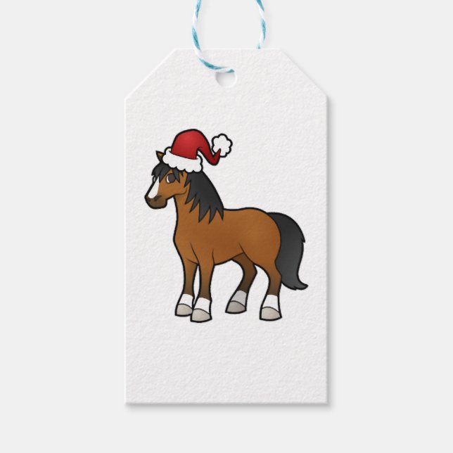 Fantastisk jul Horse Shirt Presentetikett (Framsidan)