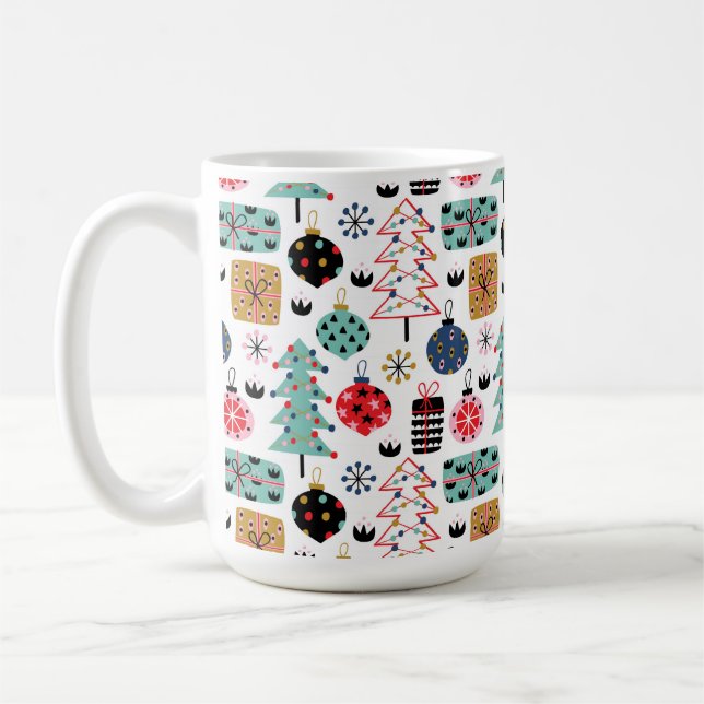 Fantastisk juldesign kaffemugg (Vänster)