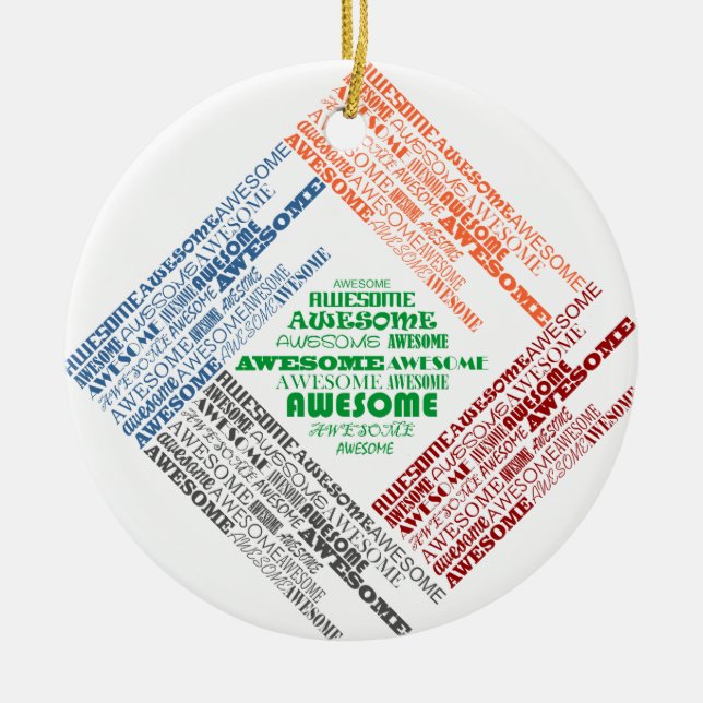 Fantastisk Julgransprydnad Keramik (Framsidan)