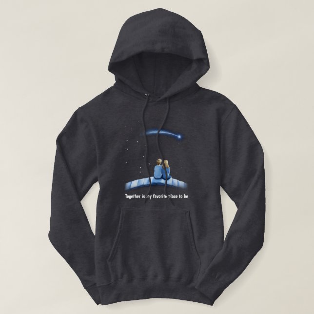 fantastisk julklapp till pojkvän hoodie (Design framsida)