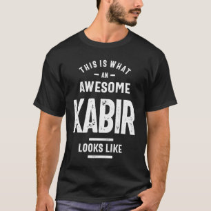 Fantastisk Kabir Funny Novelty Gifts Namn T Shirt