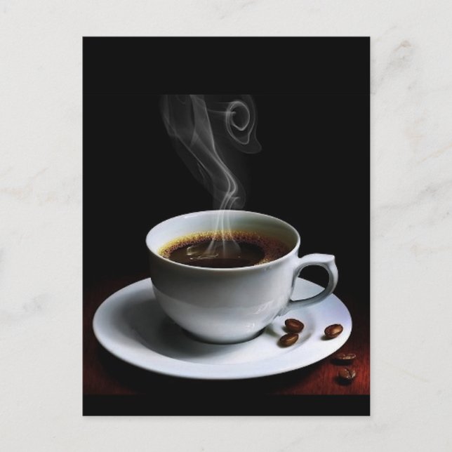 Fantastisk kaffefoto 1 vykort (Framsida)