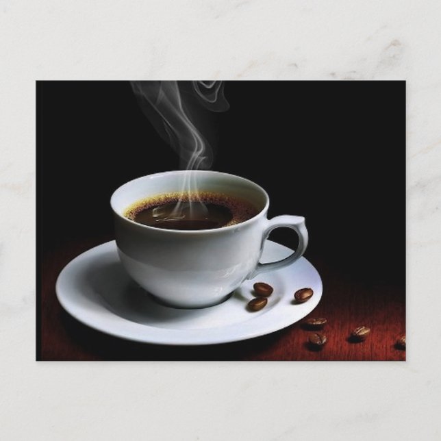 Fantastisk kaffefoto 1 vykort (Framsida)