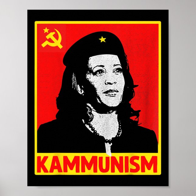 Fantastisk Kamala Harris Kammunism kommunism Harri Poster (Framsidan)