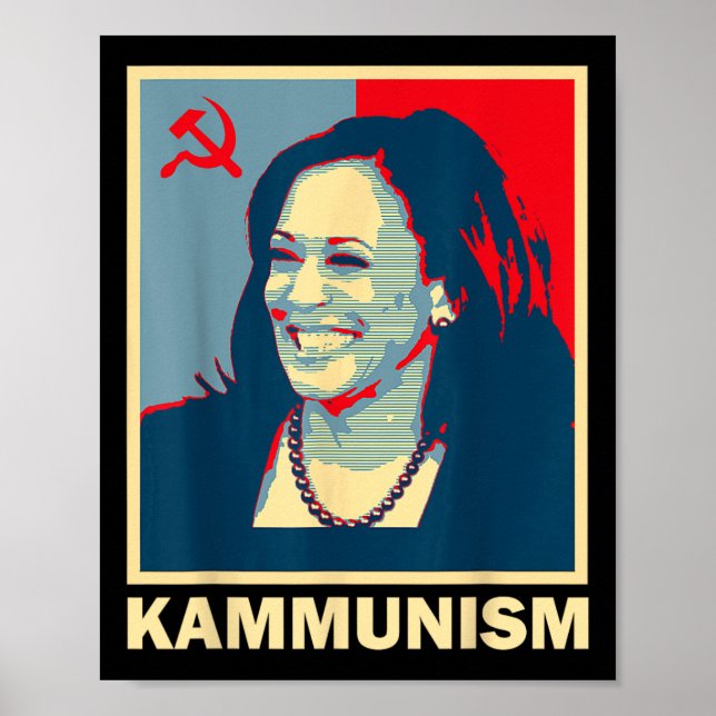 Fantastisk Kamala Harris Kammunism kommunism Harri Poster (Framsidan)