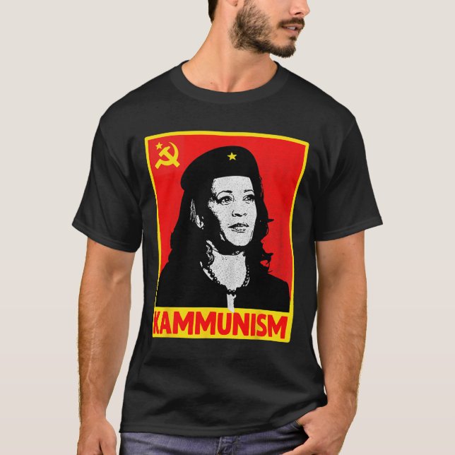 Fantastisk Kamala Harris Kammunism kommunism Harri T Shirt (Framsida)