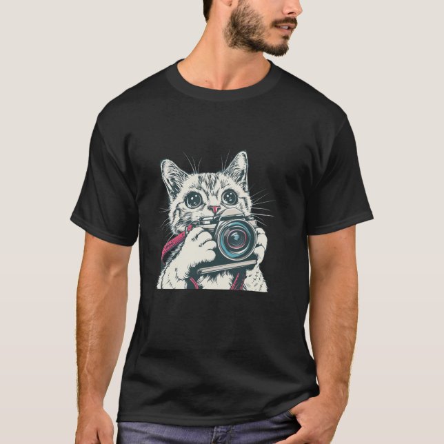 Fantastisk Kameraskat för att resa och ta foton T Shirt (Framsida)
