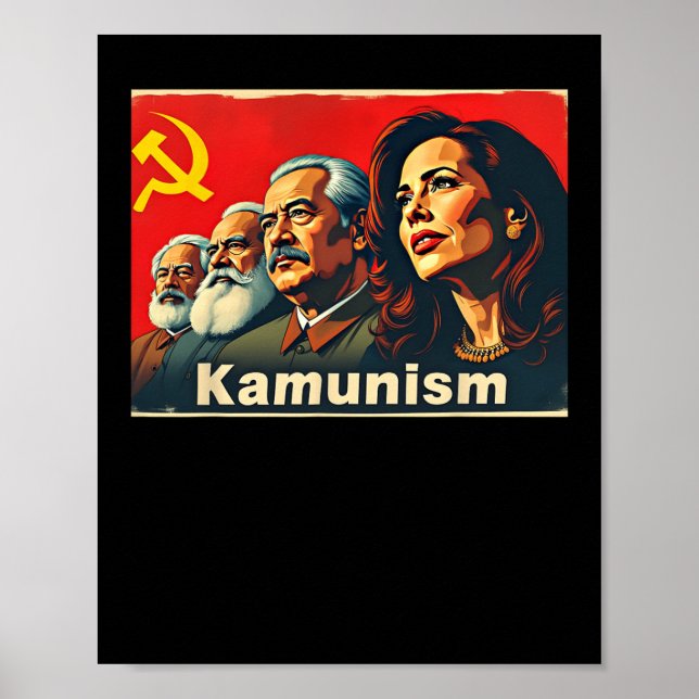 Fantastisk Kamunismens kamrat Commie La Harris 202 Poster (Framsidan)