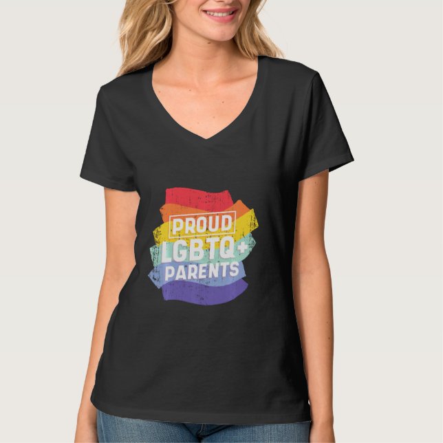 Fantastisk kan vara du, LGBTQ Proud Parut Rainbow  T Shirt (Framsida)