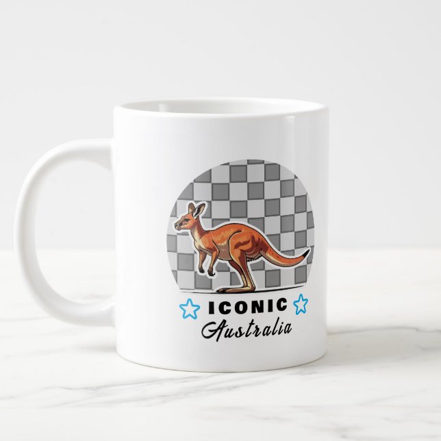 fantastisk kangaroo jumbo mugg (Vänster)