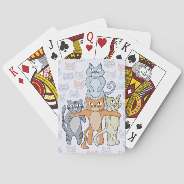 Fantastisk-katterna Casinokort (Baksidan)