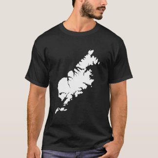 Fantastisk Kodiak Island Karta Alaska Hemstaten T Shirt