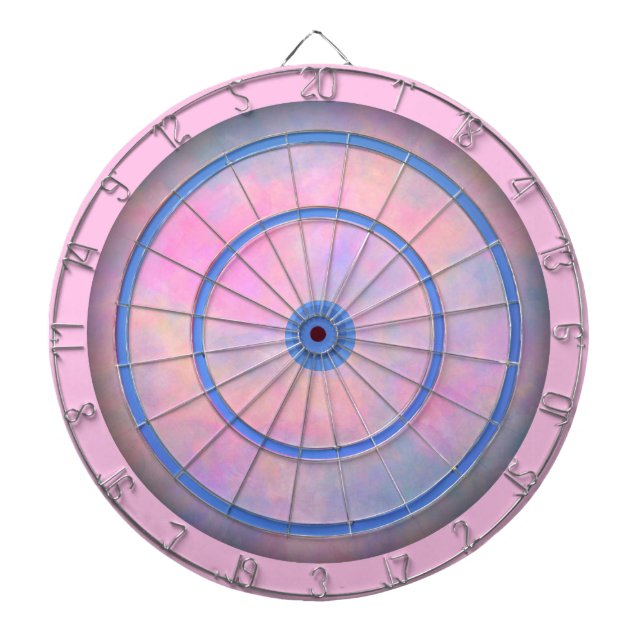 Fantastisk Kombination av Pastel Färg-förordningen Darttavla (Framsidan)