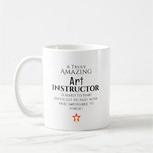 Fantastisk konstlärare Svårt att hitta personlig Kaffemugg