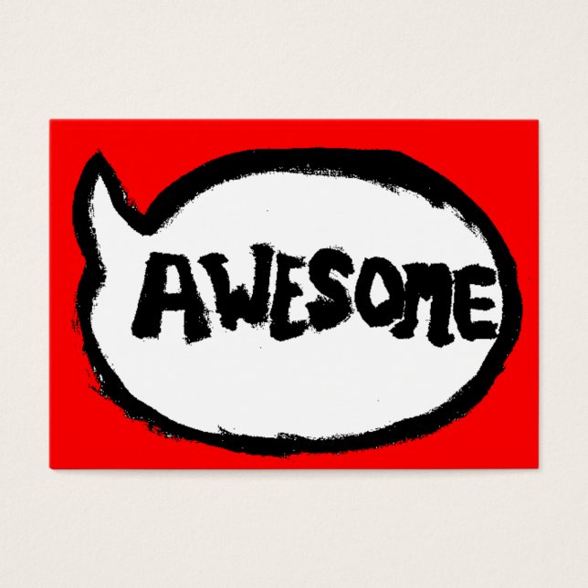 Fantastisk-kort Visitkort (Framsidan)