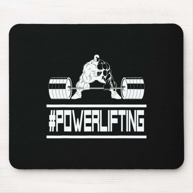 Fantastisk #kraftlyftning För gymrats och kraftlyf Musmatta (Framsidan)