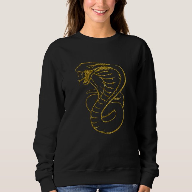 Fantastisk Kung Cobra Snake T Shirt (Framsida)