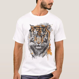 Fantastisk kunglig bengalisk tiger t shirt