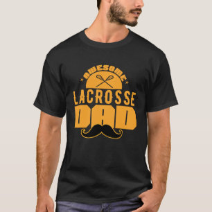 Fantastisk Lacrosse Pappa Gift T Shirt