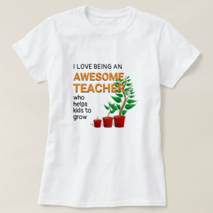 Fantastisk Lärare hjälper barn Grow T Shirt