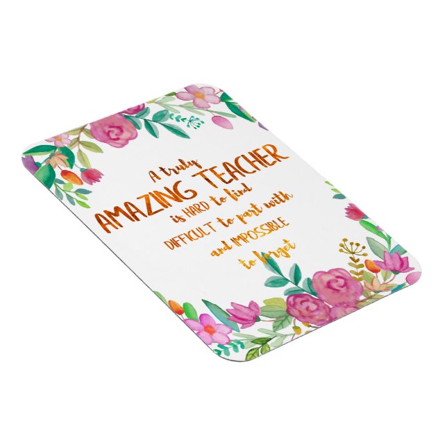 Fantastisk Lärare - tack för att du har skrivit på Magnet (Högersidan)