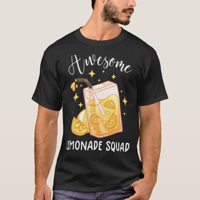 Fantastisk Lemonad Squad Rolig Citron Juice Lemona T Shirt (Framsida)