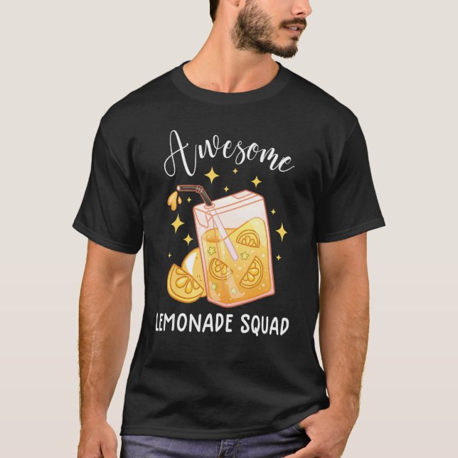 Fantastisk Lemonade Squad Funny Lemon Juice Lemona T Shirt (Framsida)