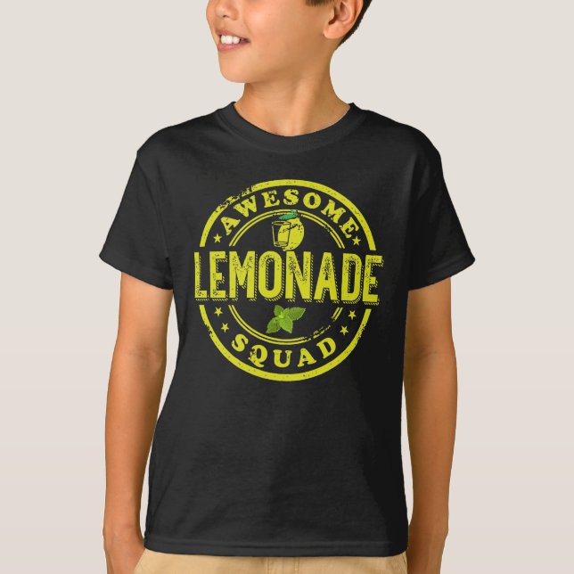 Fantastisk Lemonade Squad - Lemon Älskare T Shirt (Framsida)