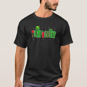 Fantastisk Leopard Glitter Firefighter St Pattys D T Shirt
