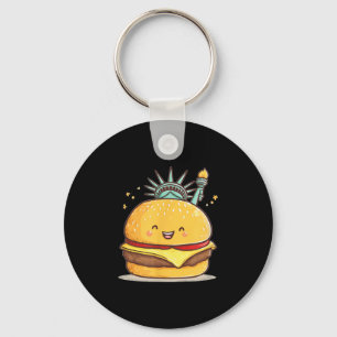 Fantastisk Liberty Statue Burger Costume for Boys Nyckelring