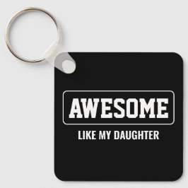 FANTASTISK LIKNAR MIN DAGGHTER-minimalistiska Mors Nyckelring