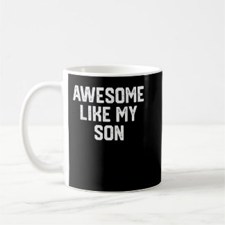 FANTASTISK LIKNAR MY SON Funny Fars dag Gift Pappa Kaffemugg
