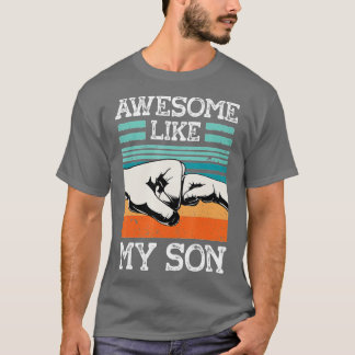 FANTASTISK LIKNAR MY SON FUNny Fars dag Pappa Joke T Shirt