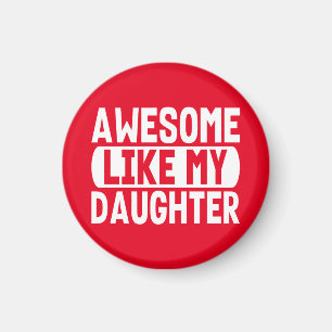 Fantastisk Liksom Min Dotter Rolig Pappa Fars Dag Magnet