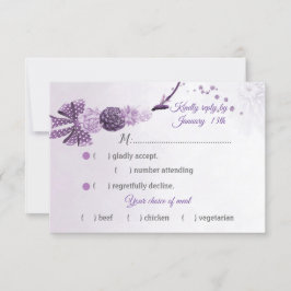 Fantastisk lila shades blommor OSA av måltid Kort