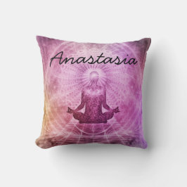 Fantastisk Lila Yoga Kudde