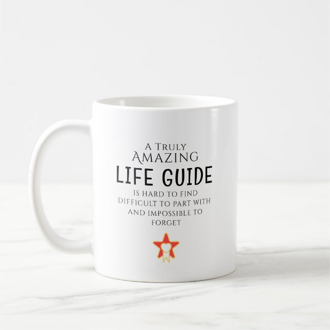 Fantastisk Livsguide Svårt Att Hitta Personlig Gåv Kaffemugg (Vänster)