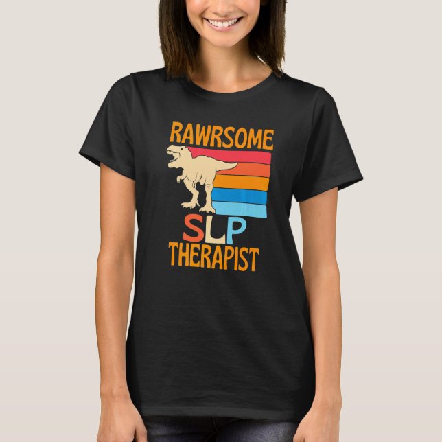 Fantastisk logoped dinosaurie t shirt (Framsida)