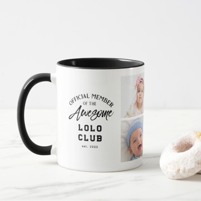 Fantastisk LOLO-mugg med fotokollage Mugg (Med munk)