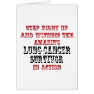 Fantastisk Lung Cancer Survivor in Action Hälsningskort