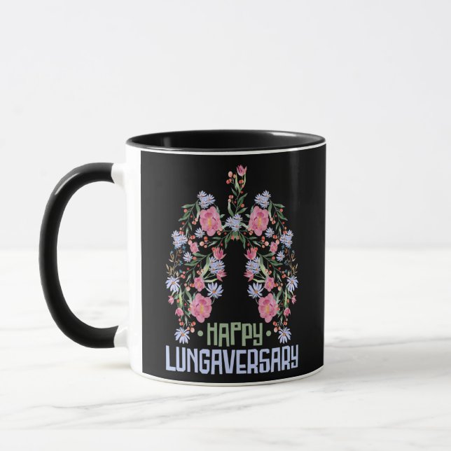 Fantastisk Lung Transplant Survivor Lycklig Mugg (Vänster)