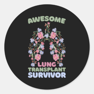Fantastisk Lung Transplant Survivor Runt Klistermärke