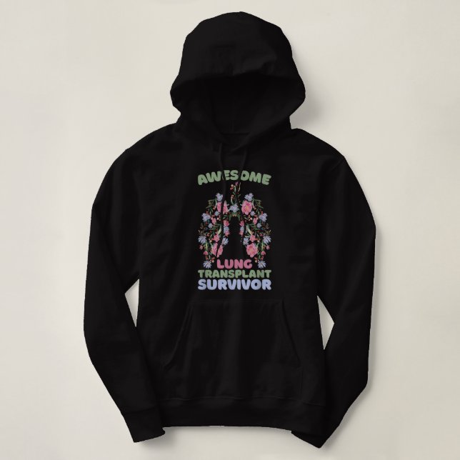 Fantastisk Lung Transplant Survivor T Shirt (Design framsida)