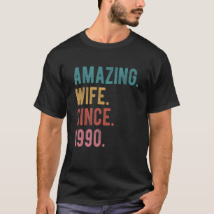 Fantastisk Maka sedan 1990 32:a Bröllop-årsdagen H T Shirt