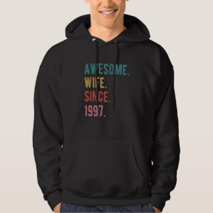 Fantastisk Maka sedan 1997 25:e Bröllop-årsdagen H Hoodie