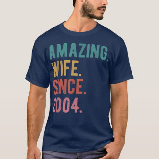 Fantastisk Maka sedan 2004 18:e Bröllop-årsdagen T Shirt