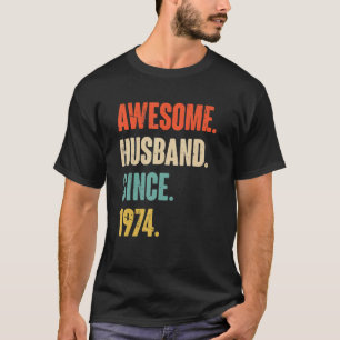 Fantastisk Make sedan 1974, 48 Bröllop-årsdagen T Shirt