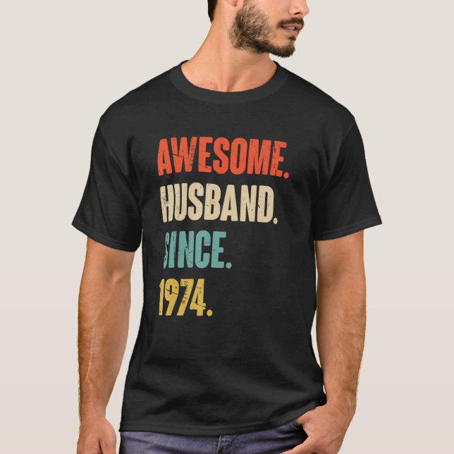 Fantastisk Make sedan 1974, 48 Bröllop-årsdagen T Shirt (Framsida)