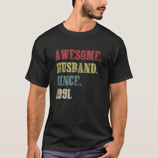 Fantastisk Make sedan 1991 31 Bröllop-årsdagen T Shirt (Framsida)