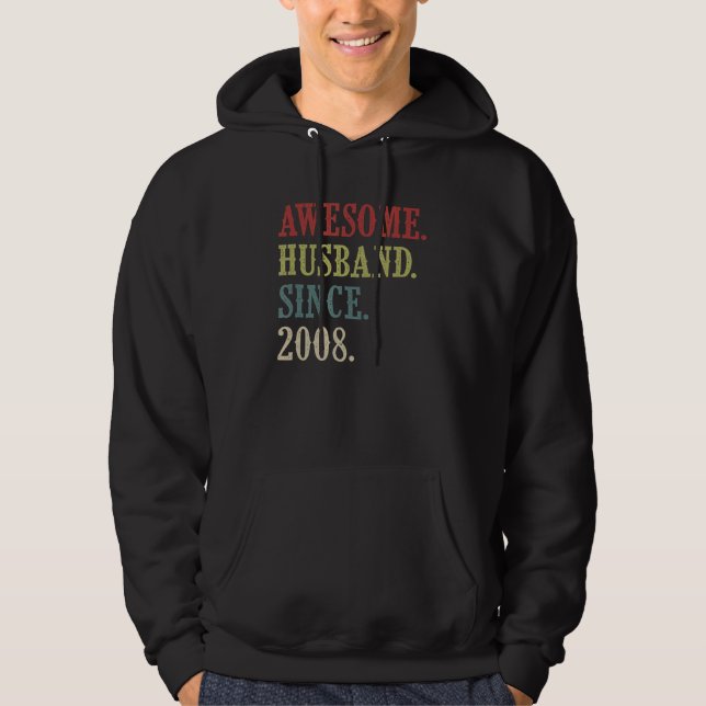 Fantastisk Make sedan 2008 firas 14 Bröllop Hoodie (Framsida)